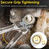 Extra Long Flex-Head Ratcheting Wrench Set, SAE 1/4" to 13/16",