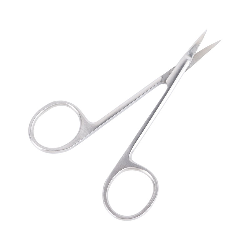 Professional Precise Pointed Tip Cuticle Scissors Stainless Steel Curved Blade