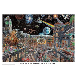 Studio B Echoes from The Darkside of The Moon - Tom Masse - Laminated Poster - 32.5" x 22.5"