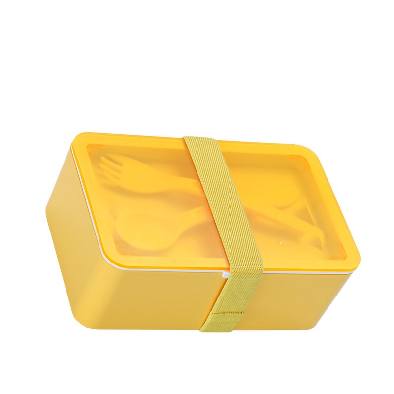 Lunch Box Rectangular Portable Partition Sealed Convenient Lunch Bento Box