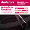 Soaker Hose 150 FT For Garden Beds,Heavy Duty Solid Brass