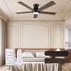 Autoday Ceiling Fans with Lights, 52 Inch Low Profile Ceiling