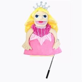 LOMTRATS 1 x Childrens Theatre Hand Puppets for Teachers, Policeman, Farmer, Pirate, Detective etc with Moving Open Mouths Perfect for Storytelling, Teaching, Party Gift