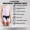 FlexaMed Right Side Inguinal Hernia Groin Belt with Compression Pad