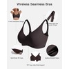 HORISUN Wireless Pushup Bra for Women Full Coverage Smooth Bralettes