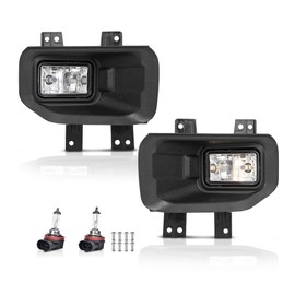 PIT66 Fog Lights Compatible With Ford F150 2015 2016 2017 Front Bumper Fog Light Driving Lamps Accessories neblineros para autos delantero,faros antiniebla Clear Lens