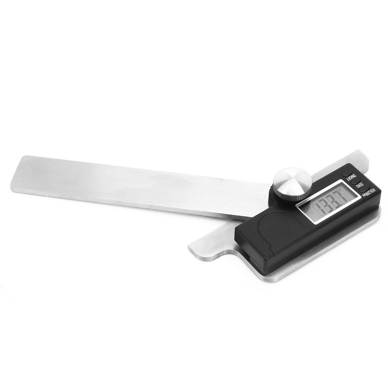Stainless Steel Goniometer 0-180° Electric Angle Finder Digital Angle Ruler