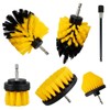 6Pcs Drill Brush Attachment Set，Multipurpose Cleaning Scrub Brush Kit with