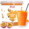 Fanale Passion Fruit Popping Boba Pearls, Vegan, Non GMO, Gluten