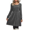 CzzzyL Mother Nursing Knit Dresses Puff Long Sleeve Sweater for