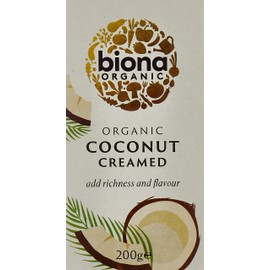 Biona Organic Creamed Coconut, 200g