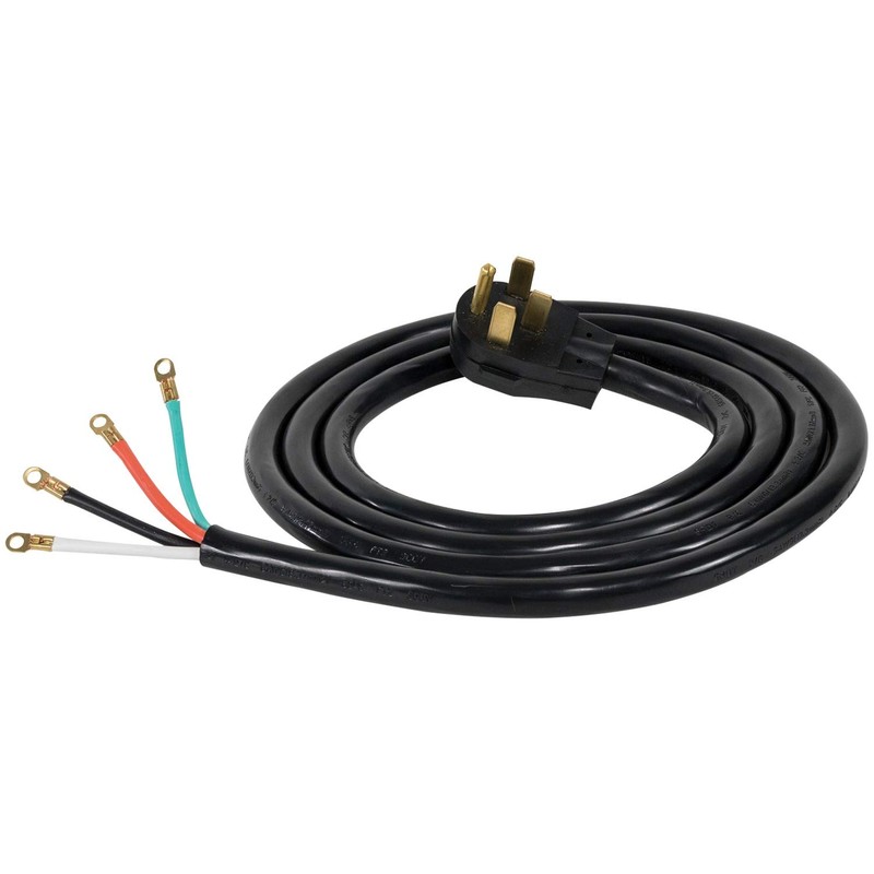 Certified Appliance Accessories 50-Amp Appliance Power Cord, 4 Prong Range