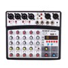 BOMGE 6 Channel Audio Sound Mixer - Professional Digital DJ