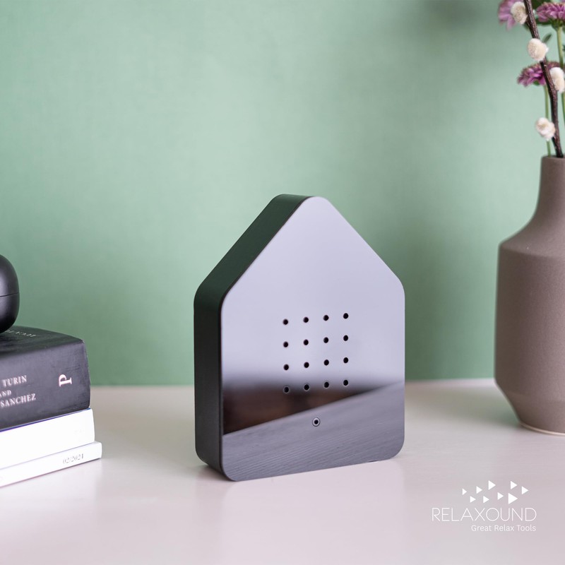 RELAXOUND Original Black Dark Chirping Box - Modern Bird Chirping
