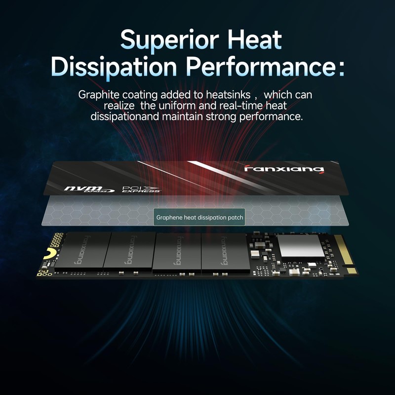 fanxiang S501Q SSD 512GB PCle 3.0x4 Internal Solid State Drive,
