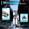 Rotating Spraying Tank Jet Nozzle,3/4 in Internal Thread Washing Nozzle,3