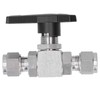 Ball Valve Stainless Steel 3Piece Type StraightThrough Ferrule Equipment SS316L