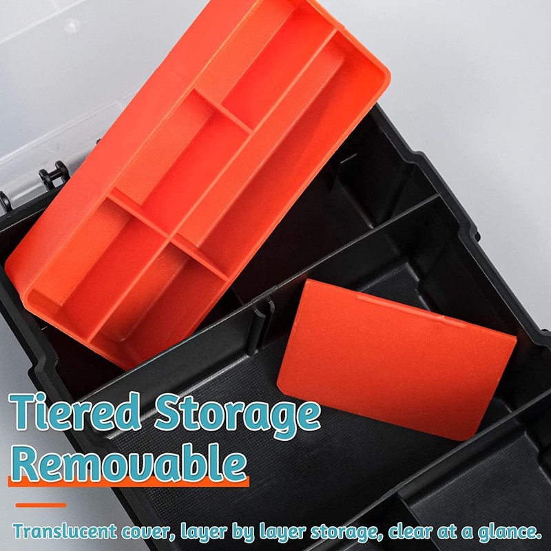 INHEMING Compartment Small Parts Organizer, 22 compartments Storage Box, Sortmaster