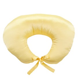 My Blankee Nursing Pillow with Charmeuse Satin Slipcover, Yellow, Small/Medium