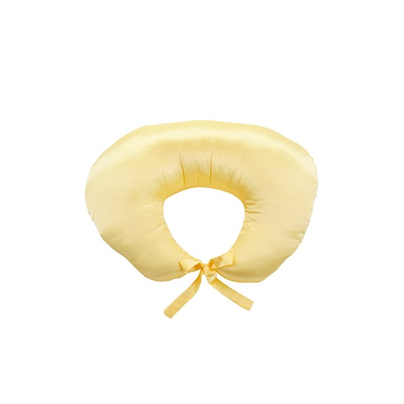 My Blankee Nursing Pillow with Charmeuse Satin Slipcover, Yellow, Small/Medium