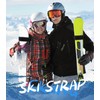 RIVIEVAL 2Pcs Ski Tie Straps - Adjustable Ski Carry Bands