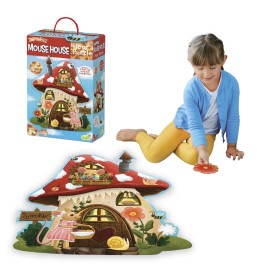 Peaceable Kingdom Giant Floor Puzzle For Kids Unique Mouse House Design Learning Toy 3 Feet