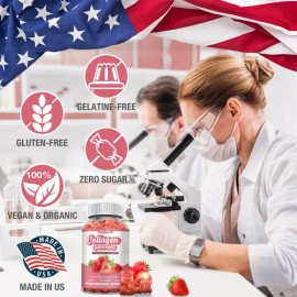 Riyuetian Gomitas Colágeno Vitamina-c Biotina Fresa 60