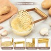 Stainless Steel Potato Masher,Dishwasher Safe Food Masher for Potato, Avocado,