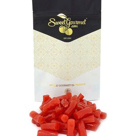 SweetGourmet Finnska Strawberry Bites | Finnish Licorice Bulk Candy | 1 Pound