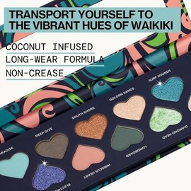 Pacifica Waikiki Eyelid Color Mineral Eyeshadow Palette Vegan Purple Shades 0.2 Oz