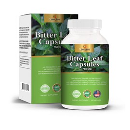 Bitter Leaf- Ewuro, Onugbu-Bololo Capsules. Wellness supplement. 750mg. (60caps)