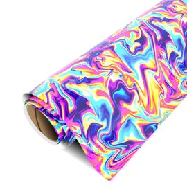 Siser EasyPatterns Plus Pre-Masked HTV 12" x 1yd Roll - Iron on Heat Transfer Vinyl (Mood Ring)