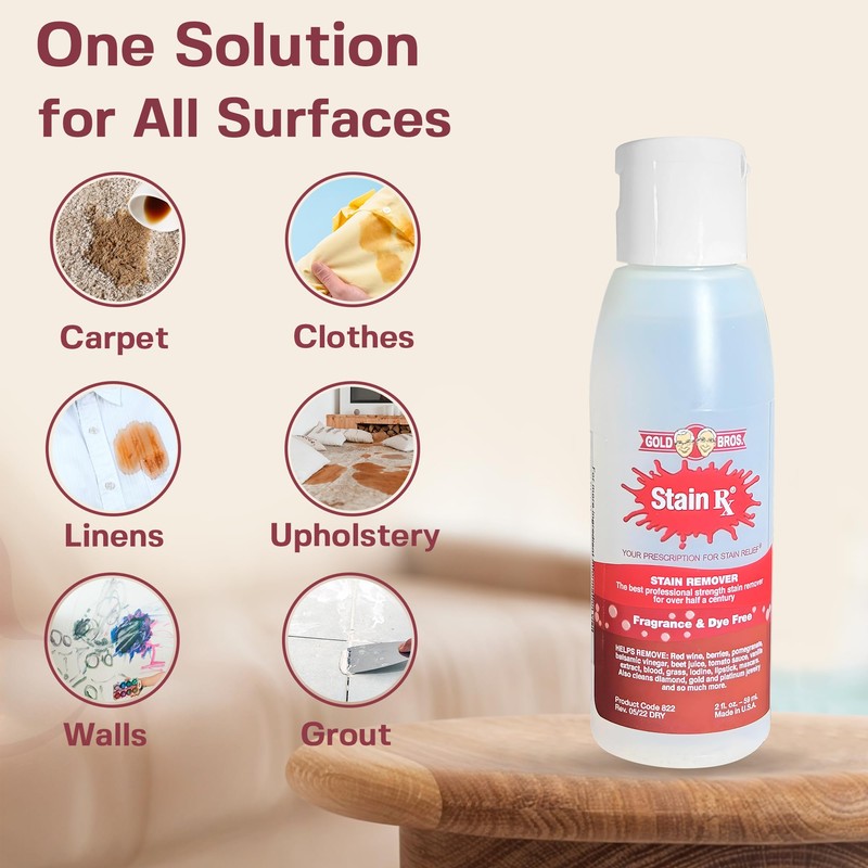 Stain Rx Stain Remover, Effectively Eliminates Stains from Wine, Berries