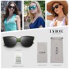 LVIOE 2 Pack Oversized Polarized Sunglasses for Women Trendy Large