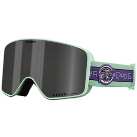 Giro Method Snow Ski Goggles for Men, Women & Youth - Space Green Retro Sport Strap w/VIVID Smoke/VIVID Infrared Lenses