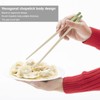 loopki Fiberglass Chopsticks, Reusable Chopsticks Set Dishwasher Safe, 5 Colors
