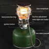 Campingmoon Camping Gas Lantern Portable Gas Lamp Piezo Ignition with