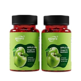 Apple Cider Vinegar Gummies Formulated to Support NormaEnergy Levels & Gut Health-Supports Digestion,Detox &Cleansing Vitamin Supplement:_2pcs