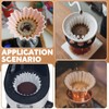 1-2 Cup Small Coffee Filters,100 Count Basket Coffee Filter, Disposable