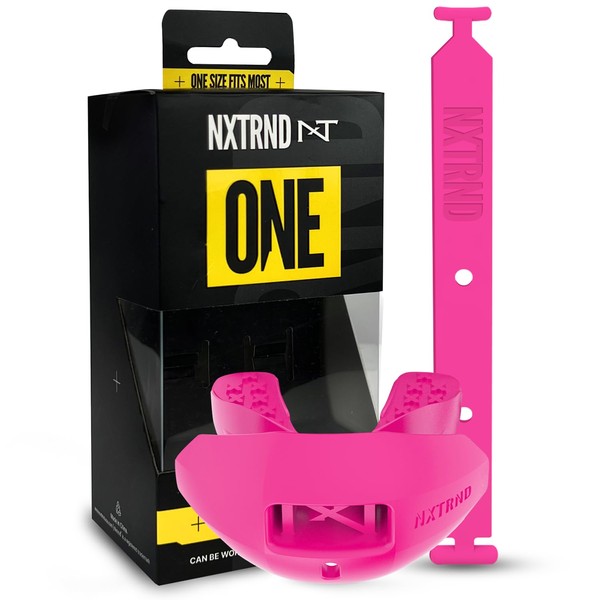 Nxtrnd One Football Mouth Guard, Strap Included, Fits Adult &