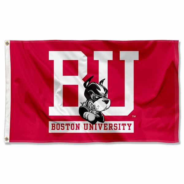 BU Boston Terriers University Large College Flag