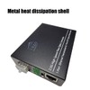 iszo 2.5G SFP Port Transceiver Media Converter,20km SM,RJ45 100M/1000M/2.5G Adaptive,Full/Half
