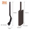 OE Slim Toilet Brush with Case, Brown 81317