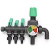 3-Way Garden Hose Splitter, Agricultural Water Hose Splitter with Shut