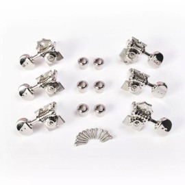 Graph Tech NEW Graph Tech Ratio 3+3 Retro Machine Heads Nickel PRN-4324-N0