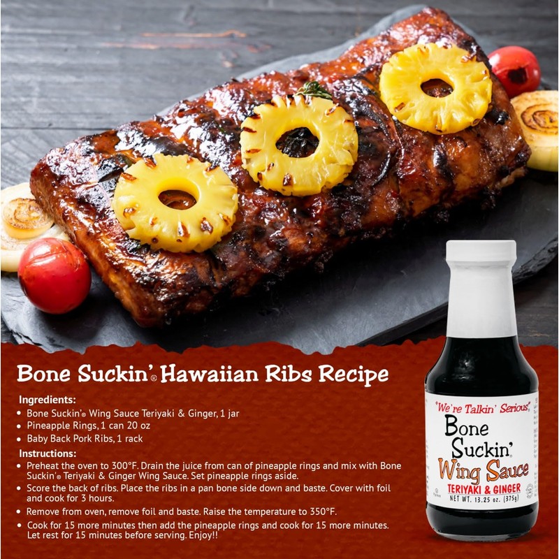 Bone Suckin' Variety Pack Wing Sauce: All Purpose Wing Sauce