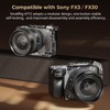 SMALLRG HawkLock Quick Release Half Cage for Sony FX3 FX30