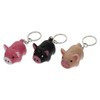 chaoqiu Cartoon Creative Cute Little Pig LED Vocalization Luminous Keychain