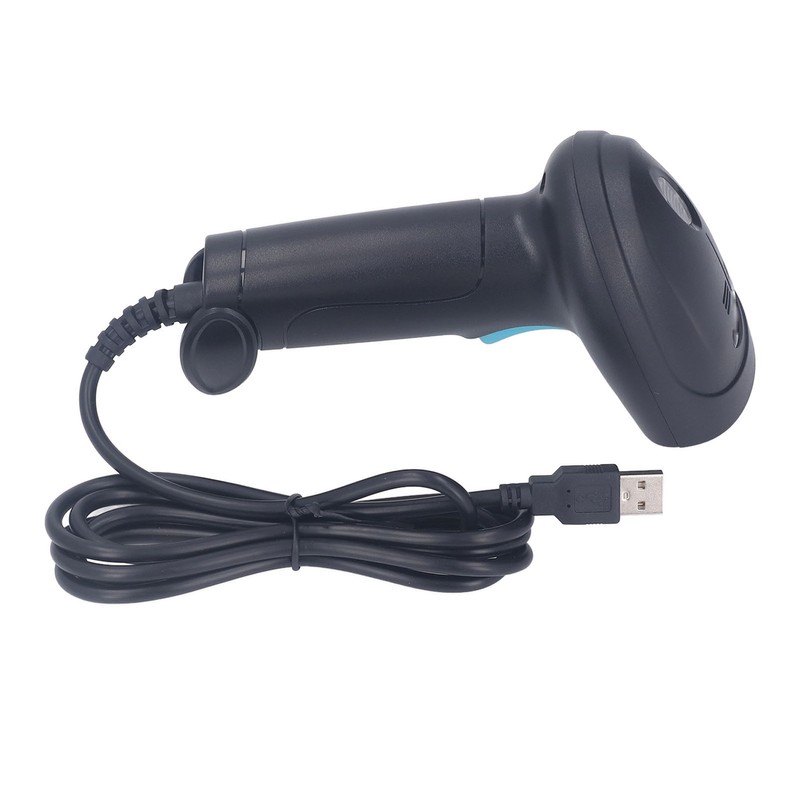 Wired Barcode Scanner High Accuracy Quick Response Smart Voice QR