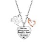 KENYG Necklace Gift for Boys Girls Heart Shape Pendant Necklaces